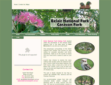 Tablet Screenshot of belaircaravanpark.com.au